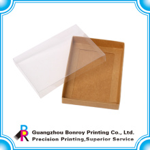 Custom Clear Paper Folding Baby Shoe Box Packaging